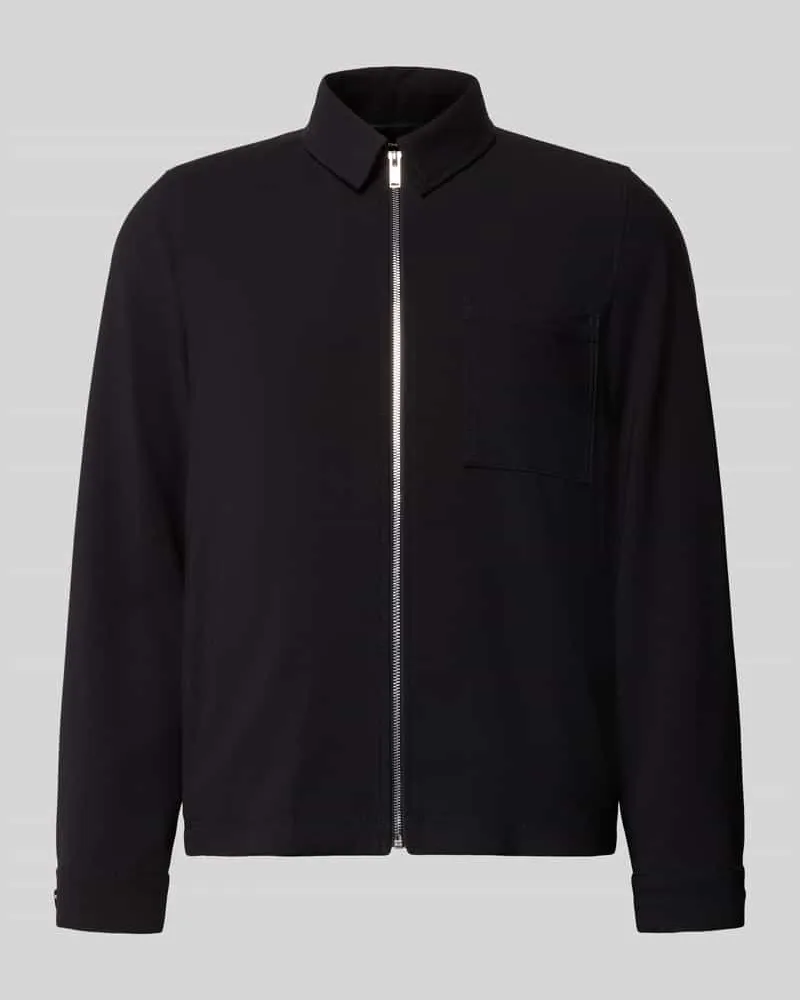 Drykorn Regular Fit Hemdjacke mit Viskose-Anteil Modell 'Jerson Black