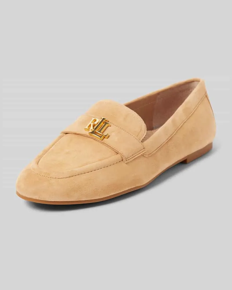 Ralph Lauren Loafer aus Veloursleder Modell 'AVERI III Sand