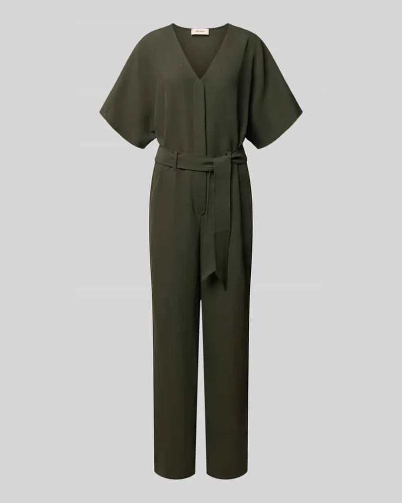 Mos Mosh Jumpsuit mit V-Ausschnitt Modell 'Lehila Khaki