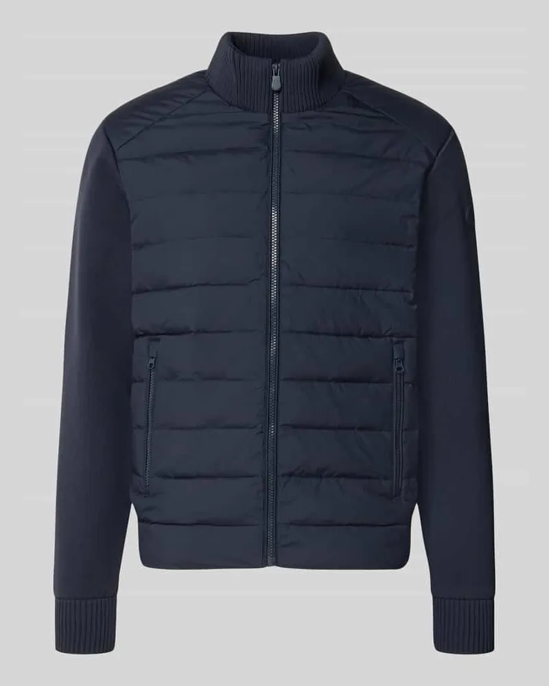 Save The Duck Steppjacke mit geripptem Stehkragen Modell 'SEDUM Black