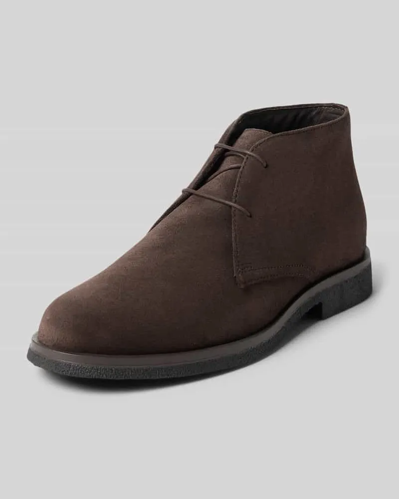 Geox Boots mit Schnürverschluss Modell 'SAHARO Dunkelbraun