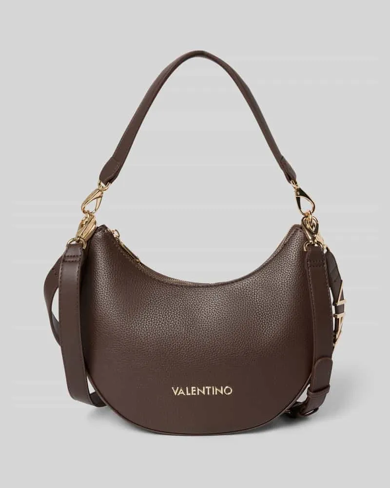 Valentino Bags Handtasche mit Tragehenkel und Schulterriemen Modell 'ALEXIA Dunkelbraun