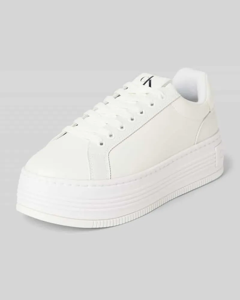 Calvin Klein Sneaker mit Schnürverschluss Weiss