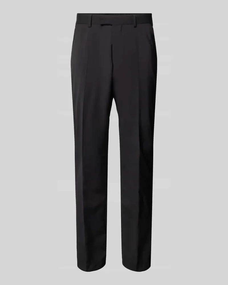 Tiger of Sweden Relaxed Fit Anzughose mit Bundfalten Modell 'Tenutas Black