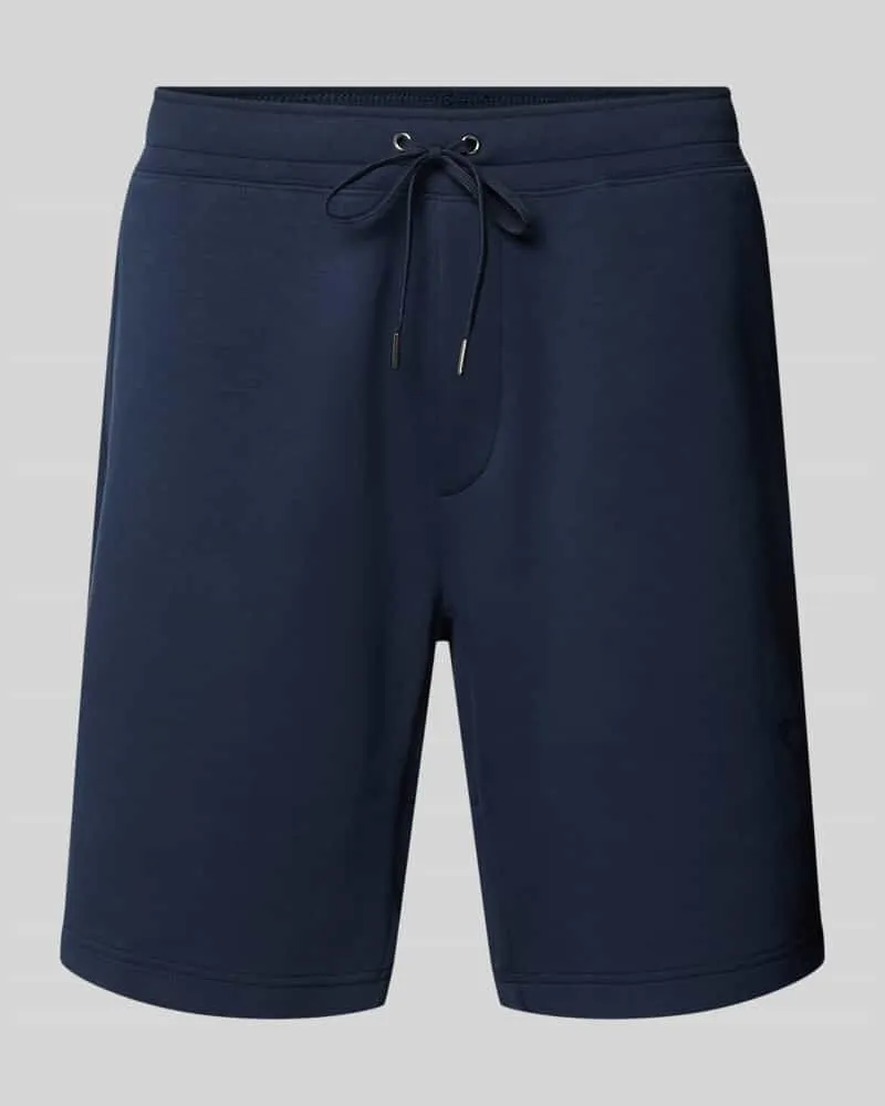 Ralph Lauren Regular Fit Sweatshorts mit Logo-Stitching Marine