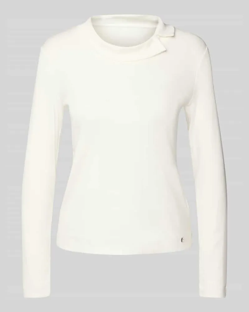 Marc Cain Longsleeve mit Rundhalsausschnitt Offwhite