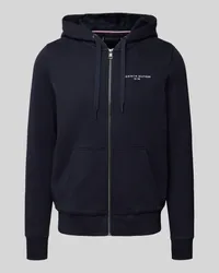 Tommy Hilfiger Regular Fit Sweatjacke mit Kapuze Marine