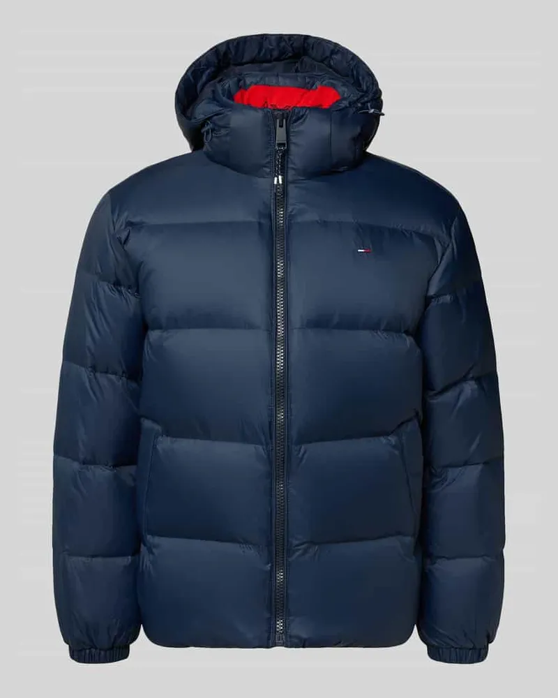 Tommy Hilfiger Regular Fit Daunenjacke mit Logo Stitching Marine