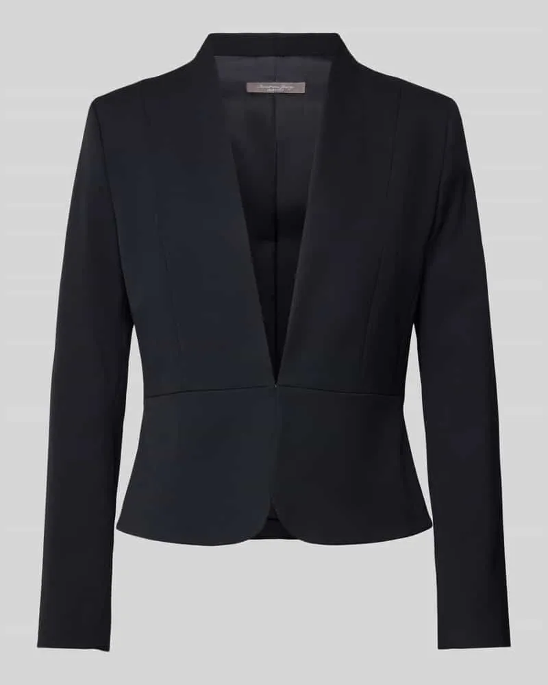 Christian Berg Blazer mit Hakenverschluss Black