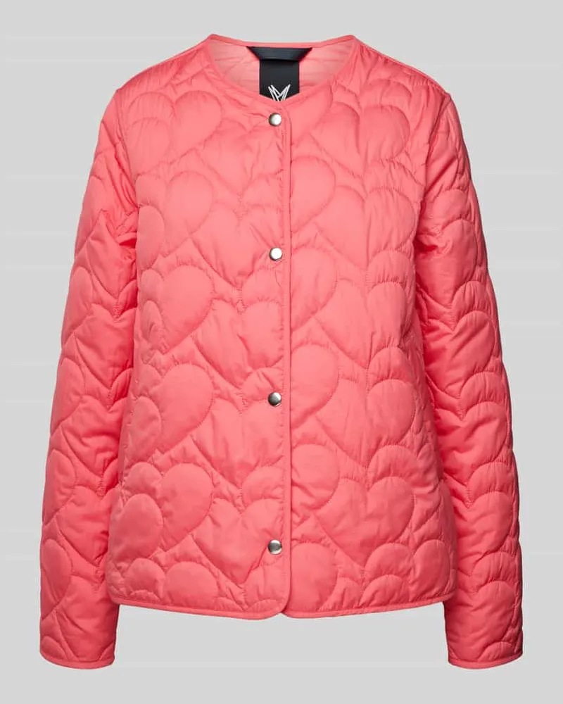 Fuchs Schmitt Steppjacke mit Rundhalsausschnitt Pink