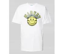 T-Shirt mit Rundhalsausschnitt Modell 'SMILEY