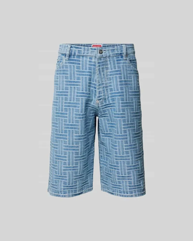 Kenzo Shorts mit 5-Pocket-Design Hellblau