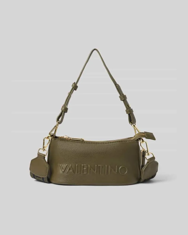 Valentino Bags Umhängetasche mit Logo-Prägung Modell 'BIANKA RE Dunkelgruen