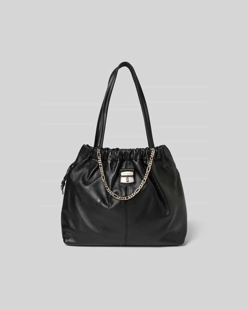 Marc Jacobs Tote Bag aus echtem Lammleder Black
