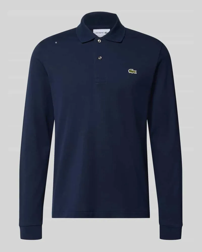 Lacoste Regular Fit Poloshirt aus reiner Baumwolle Marine