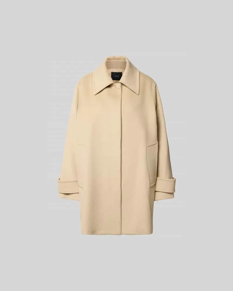 Joseph Relaxed Fit Mantel mit Kaschmir-Anteil Dunkelblau