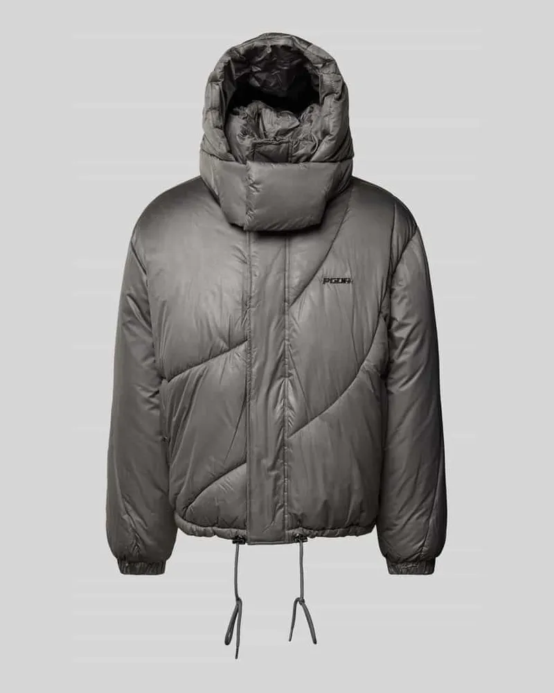 PEGADOR Steppjacke mit Kapuze Modell 'HENRY Anthrazit