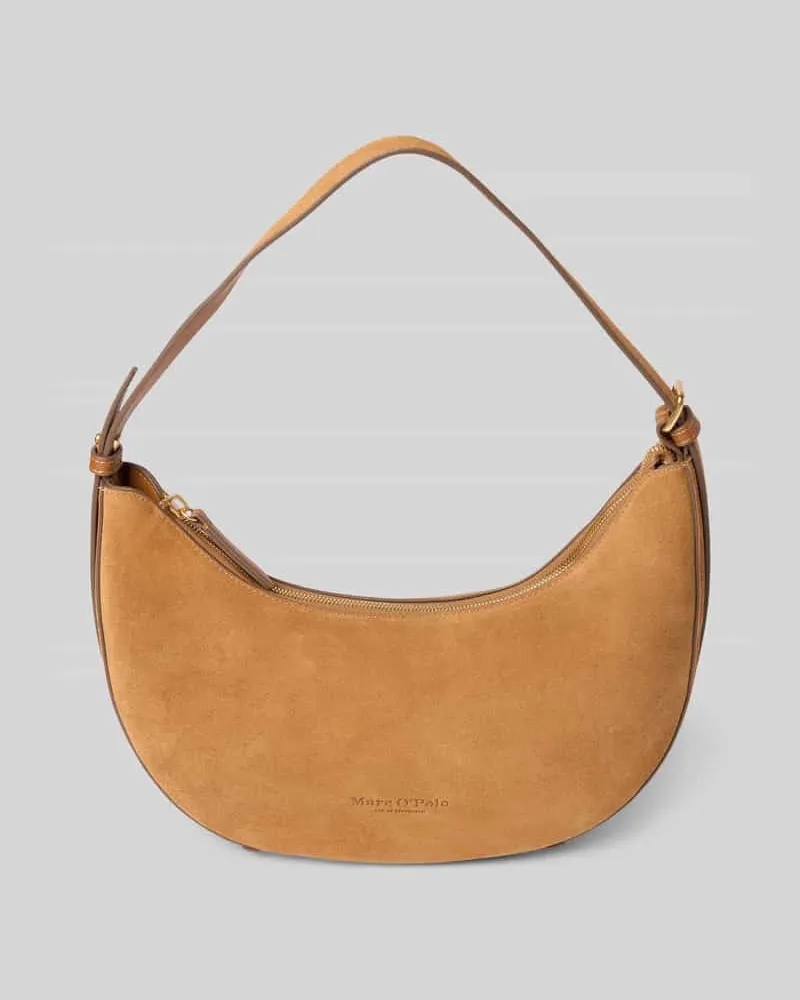 Marc O'Polo Henkeltasche aus echtem Rindsleder Camel