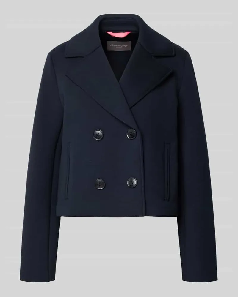 Christian Berg Regular Fit Jacke mit Viskose-Anteil Dunkelblau