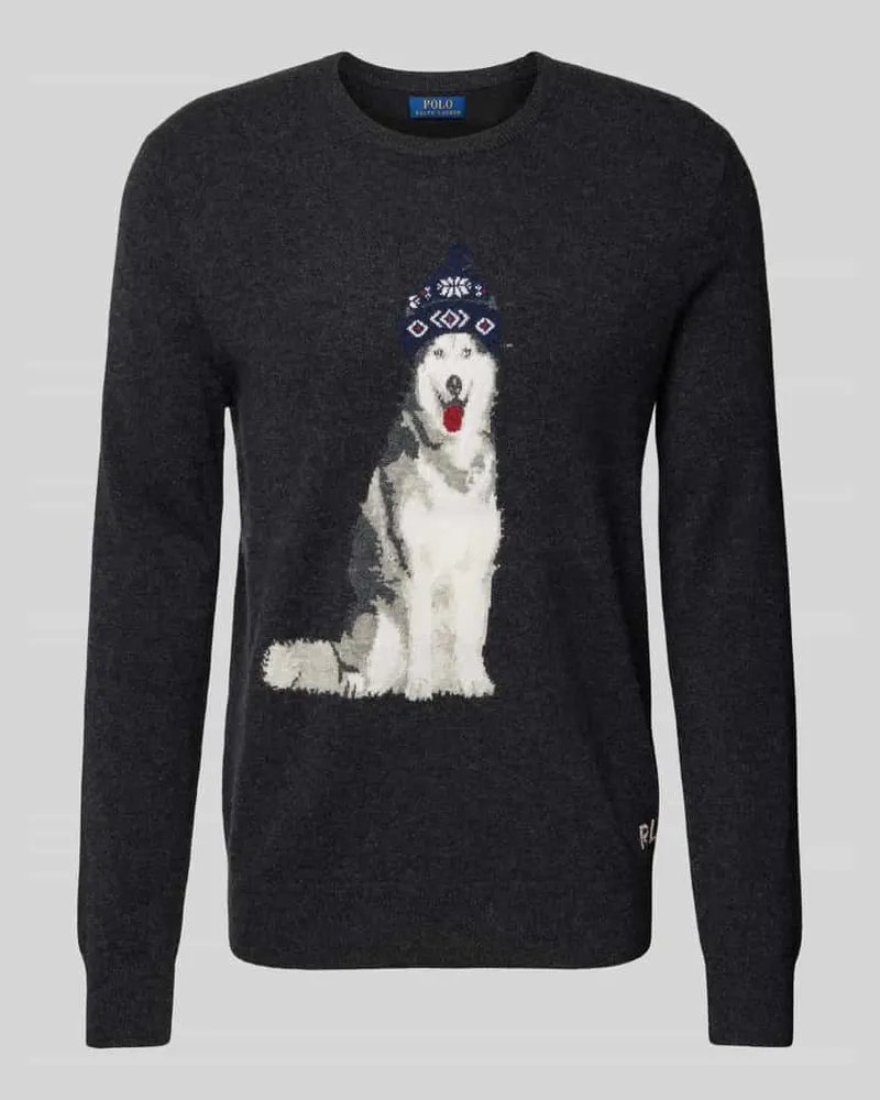 Ralph Lauren Strickpullover aus Kaschmir Anthrazit