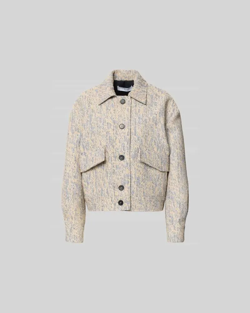 IRO Regular Fit Jacke mit Viskose-Anteil Beige