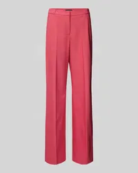 COMMA Stoffhose in unifarbenem Design Pink