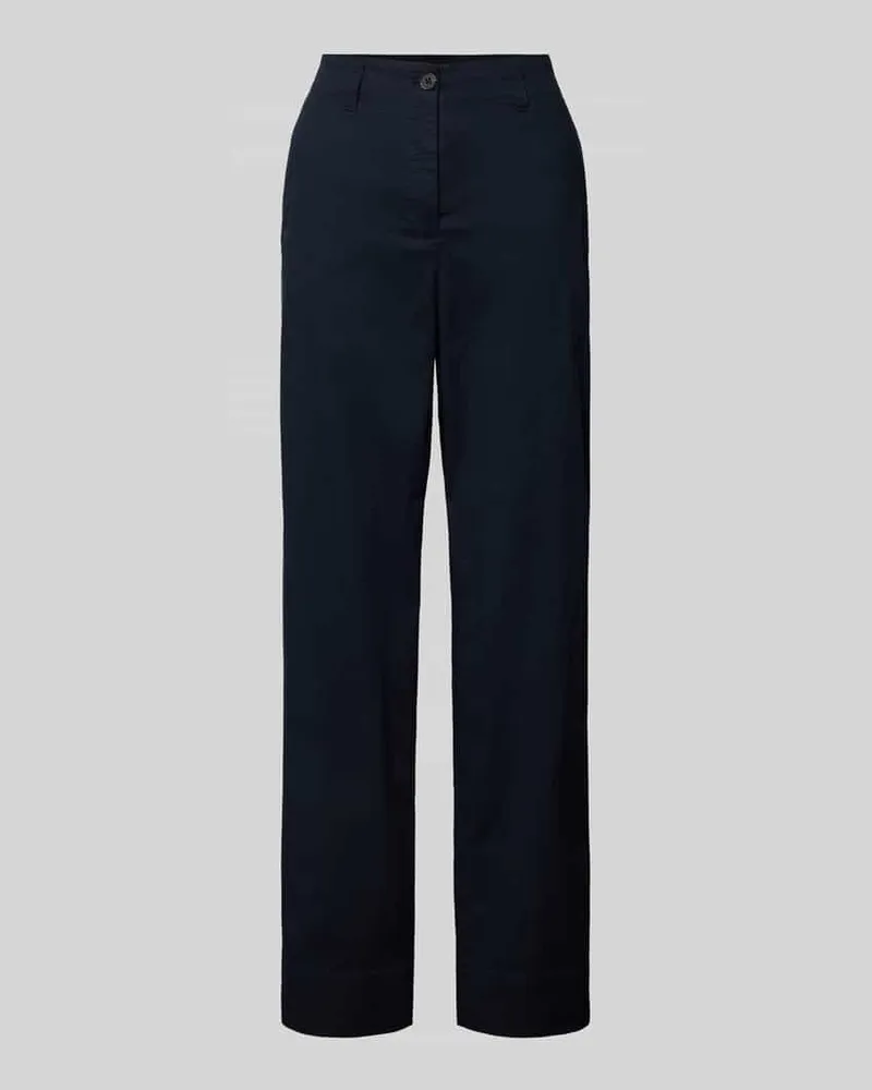 Marc O'Polo Wide Leg Culotte aus Baumwoll-Mix Marine