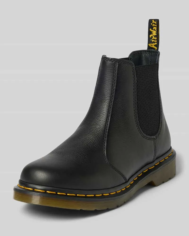 Dr.Martens Chelsea Boots aus echtem Leder mit Label-Patch Black