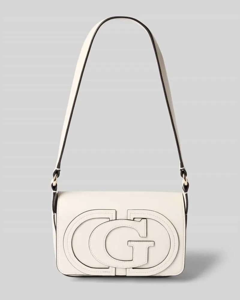 Guess Shoulder Bag mit Logo-Detail Modell 'Ruby Offwhite