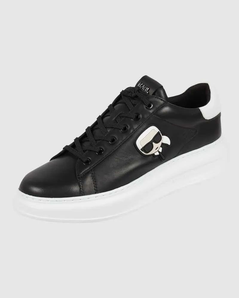 Karl Lagerfeld Sneaker aus Leder Black