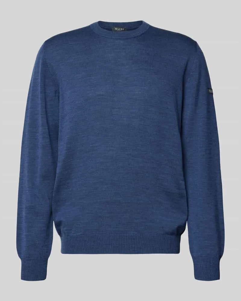 Maerz Strickpullover mit gerippten Abschlüssen Ocean
