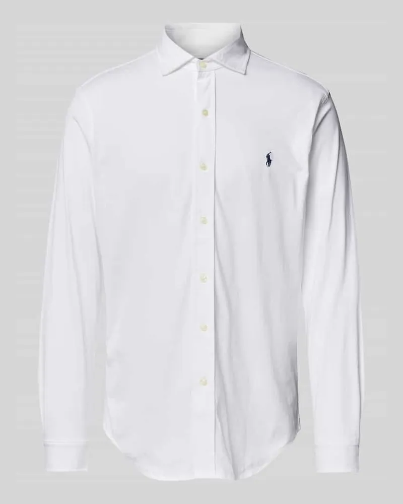 Ralph Lauren Freizeithemd mit Label-Stitching Weiss
