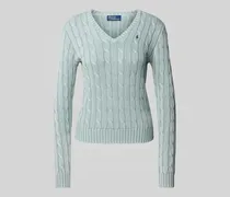 Strickpullover mit V-Ausschnitt Modell 'KIMBERLY