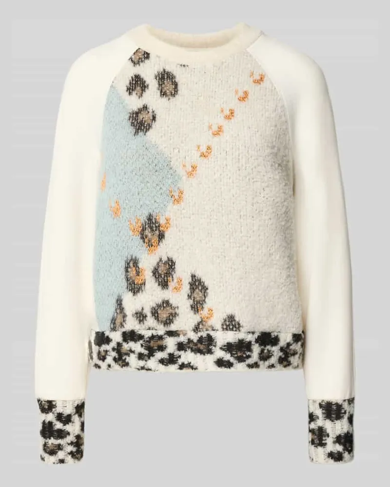 Marc Cain Sweatshirt mit gerippten Abschlüssen Mint
