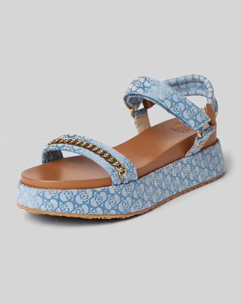 Liu Jo Sandalette mit Applikation Modell 'FRIDA Blau