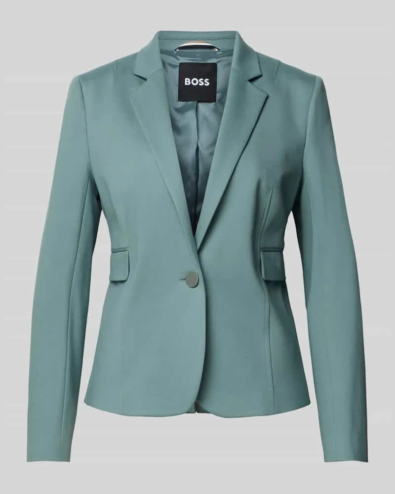 HUGO BOSS Slim Fit Blazer aus Viskose-Mix Modell 'JIA14 Mint