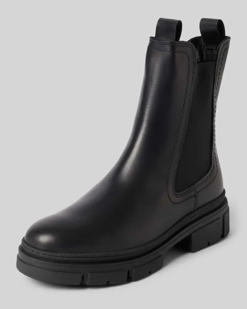 Tamaris Chelseas aus echtem Rindvelours Black