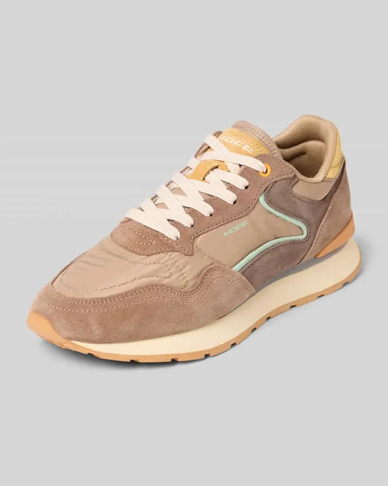 HOFF Sneaker aus Leder-Mix mit Logo-Detail Modell 'City Violett