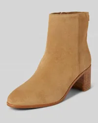 Ralph Lauren Lederstiefeletten mit Label-Detail Modell 'CASSIE Camel