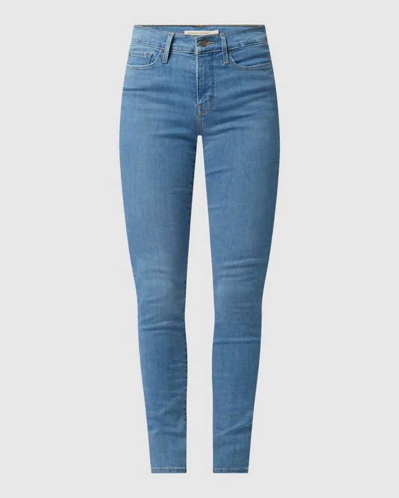 Levi's Shaping Super Skinny Fit Jeans mit Stretch-Anteil Modell '310 Hellblau