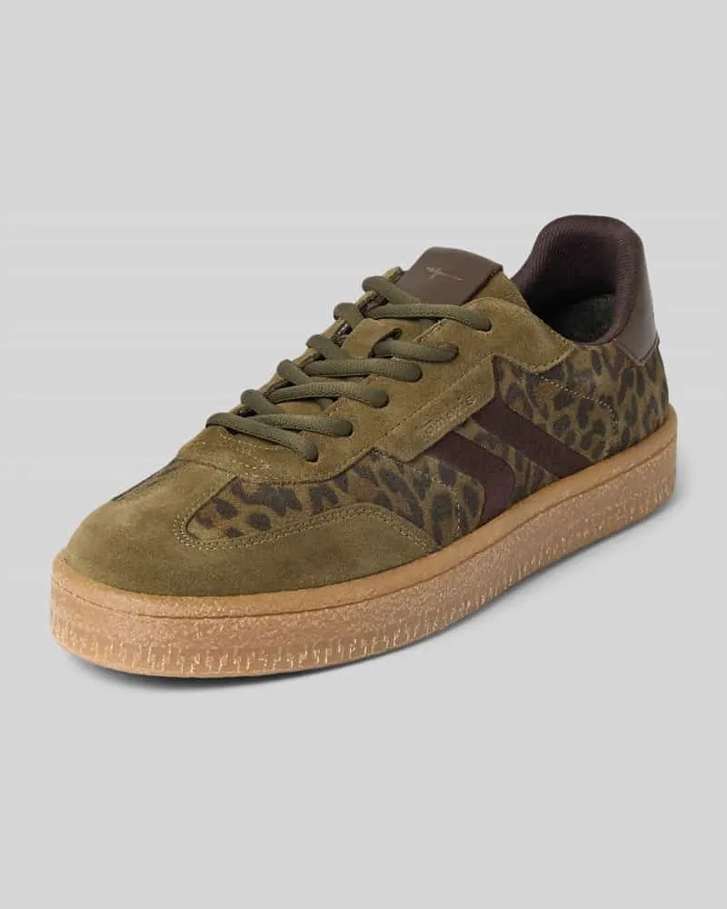 Tamaris Sneaker aus echtem Leder Oliv