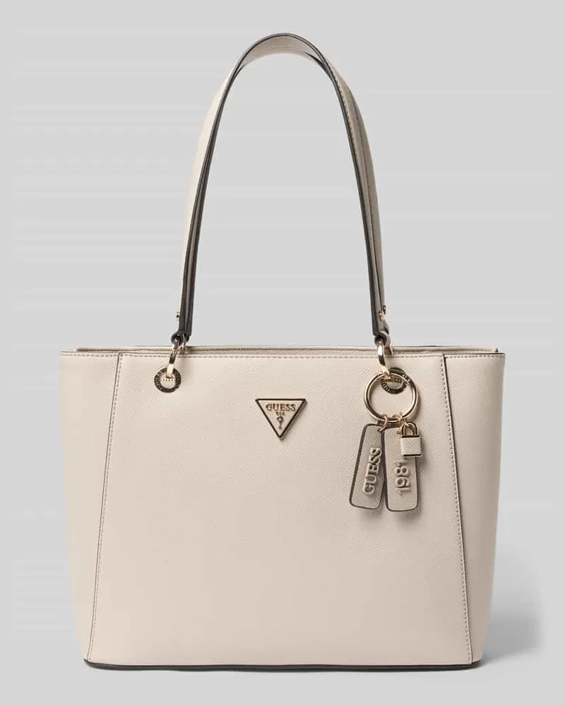 Guess Handtasche mit Logo-Detail Modell 'NOELLE Taupe