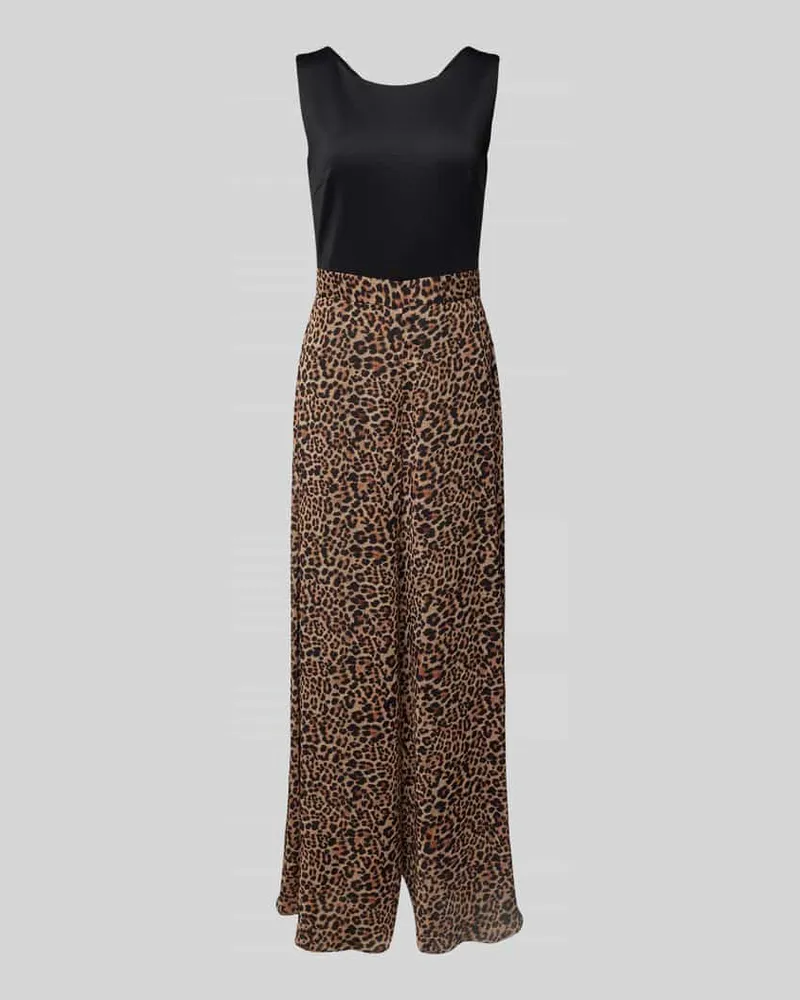 Swing Jumpsuit im Stufen-Look Black