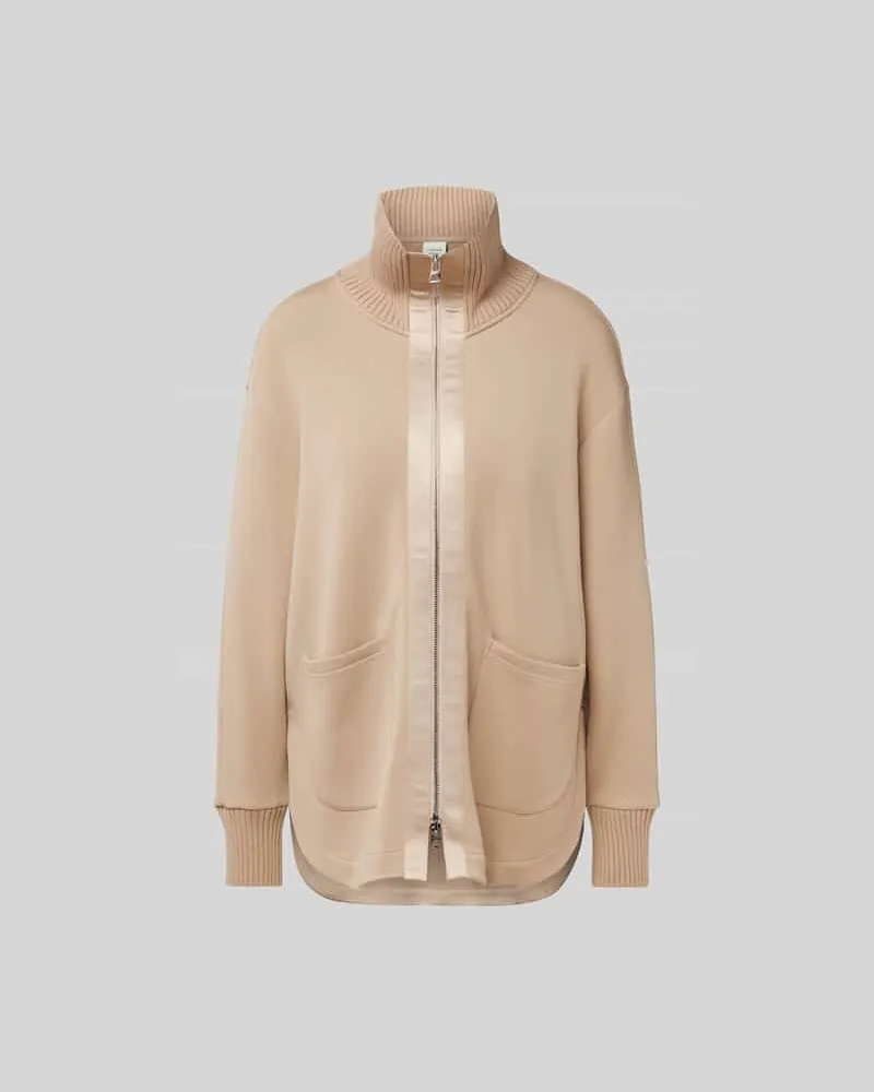 Varley Sweatjacke mit Reißverschluss Taupe