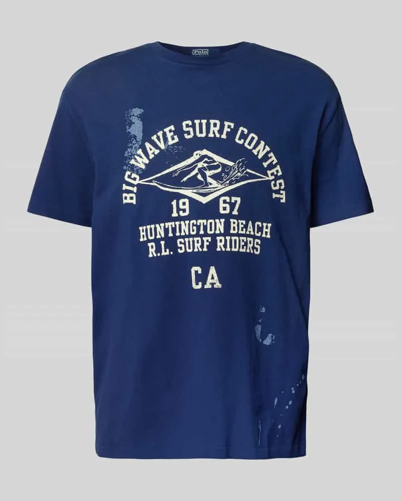 Ralph Lauren Classic Fit T-Shirt mit Rundhalsausschnitt Marine