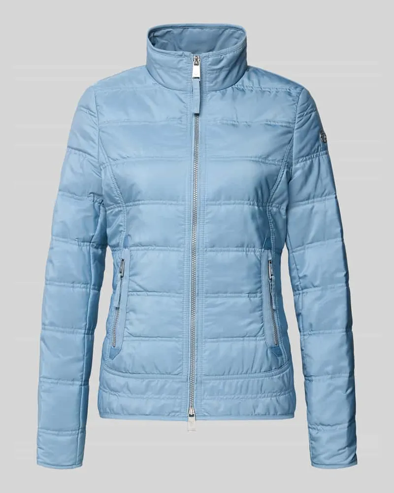 Fuchs Schmitt Steppjacke mit Stehkragen und Reißverschlusstaschen Bleu