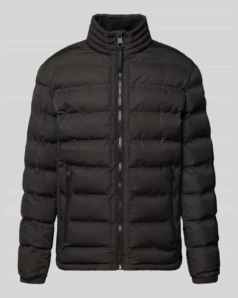 Strellson Regular Fit Steppjacke mit Stehkragen Modell 'MODENA FUSED Black