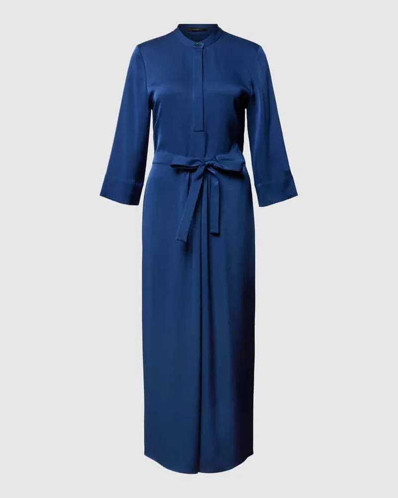 windsor. Midikleid mit verdeckter Knopfleiste Blau