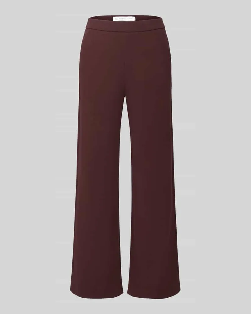 RAFFAELLO ROSSI  Weite Hose mit elastischem Bund Modell 'PALINA Dunkelbraun