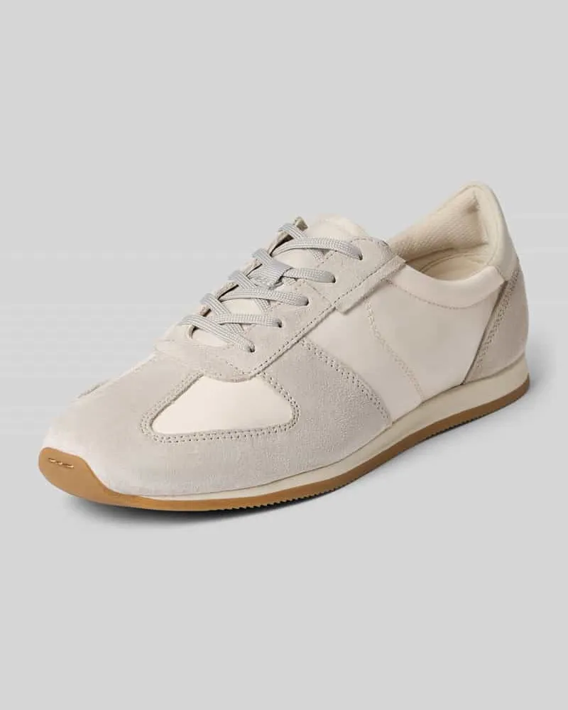 Vagabond Low Top Sneaker aus Rindsleder-Textil-Mix Modell 'YASMIN Offwhite